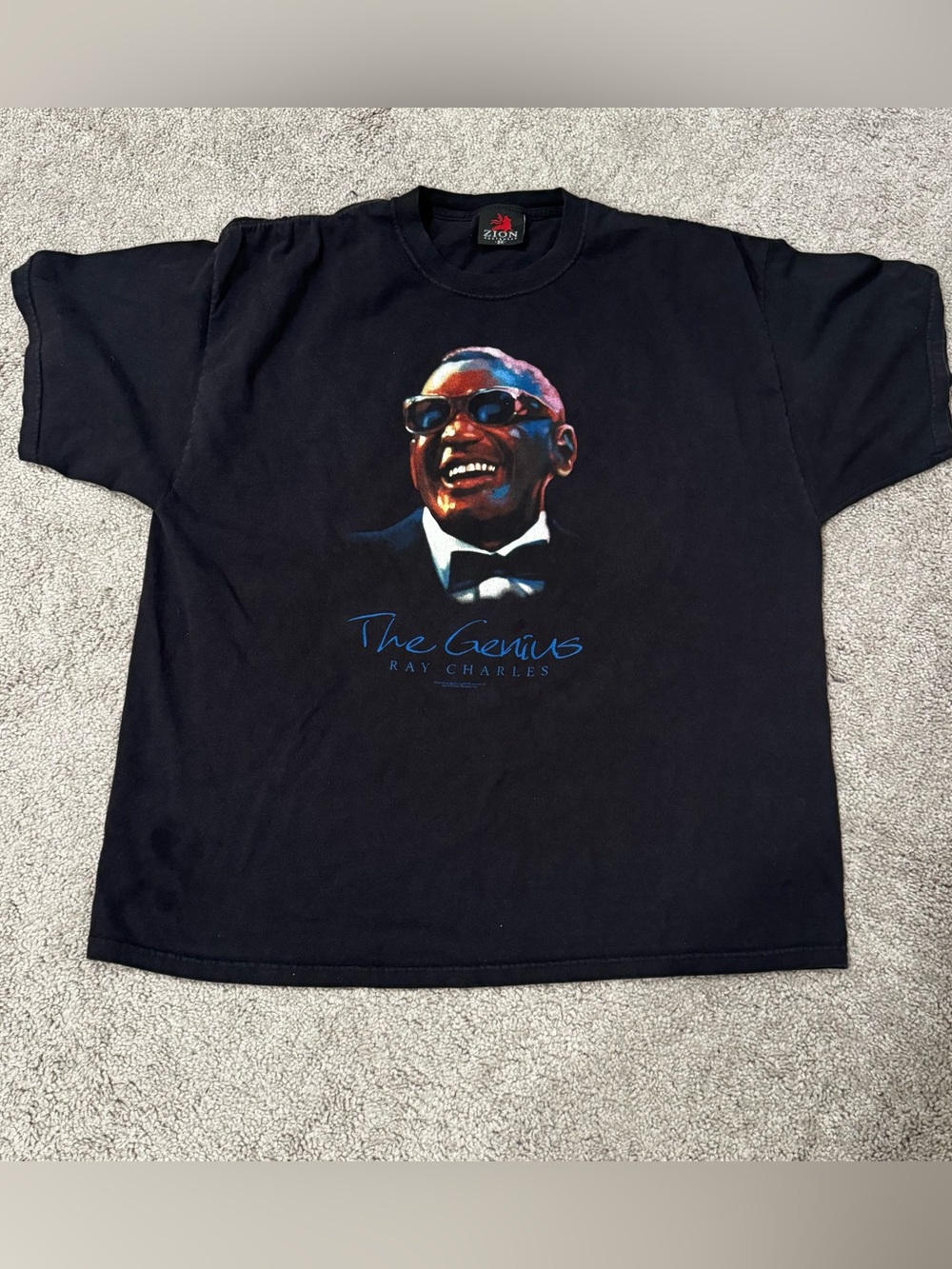 Y2K Ray Charles The Genius Tee Zion Size XXL